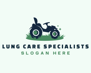 Lawn Mower Yard Equipment logo design