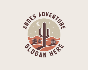 Cactus Desert Adventure logo design