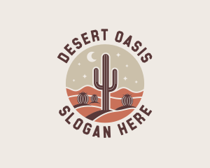 Cactus Desert Adventure logo design