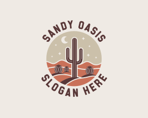 Dune - Cactus Desert Adventure logo design