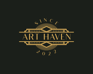 Stylish Luxury Art Deco logo design