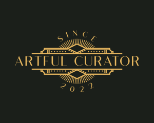 Stylish Luxury Art Deco logo design