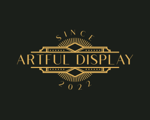 Stylish Luxury Art Deco logo design