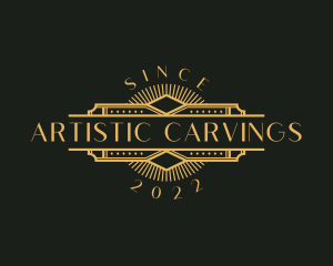 Stylish Luxury Art Deco logo design