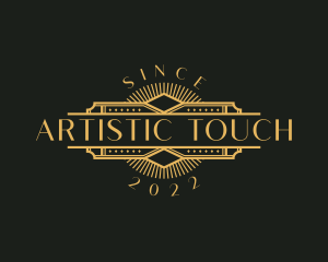 Stylish Luxury Art Deco logo design