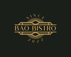 Stylish Luxury Art Deco logo design