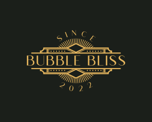 Stylish Luxury Art Deco logo design