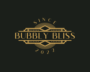 Stylish Luxury Art Deco logo design