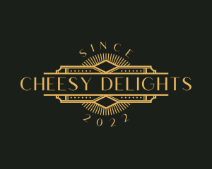 Stylish Luxury Art Deco logo design