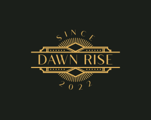 Stylish Luxury Art Deco logo design