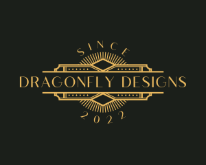 Stylish Luxury Art Deco logo design