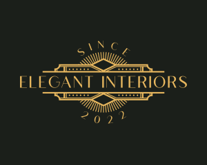 Stylish Luxury Art Deco logo design