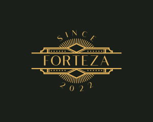 Stylish Luxury Art Deco logo design