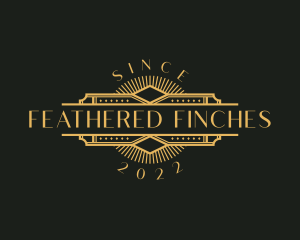 Stylish Luxury Art Deco logo design