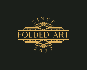 Stylish Luxury Art Deco logo design