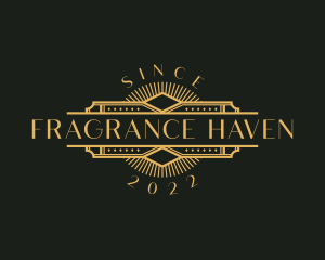 Stylish Luxury Art Deco logo design