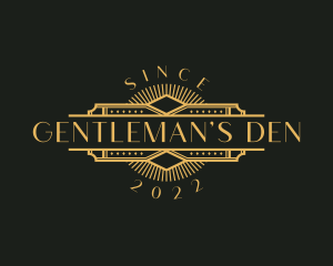 Stylish Luxury Art Deco logo design