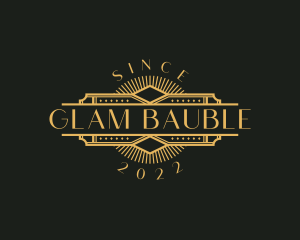 Stylish Luxury Art Deco logo design