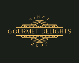 Stylish Luxury Art Deco logo design