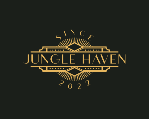 Stylish Luxury Art Deco logo design