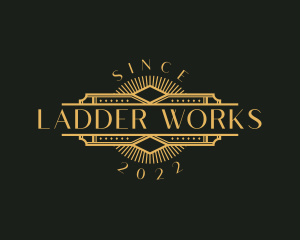 Stylish Luxury Art Deco logo design