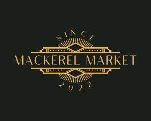 Stylish Luxury Art Deco logo design