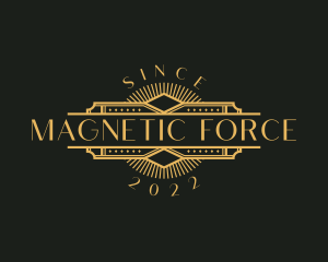 Stylish Luxury Art Deco logo design