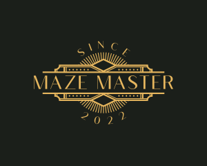 Stylish Luxury Art Deco logo design