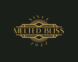 Stylish Luxury Art Deco logo design