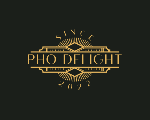 Stylish Luxury Art Deco logo design