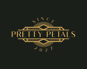 Stylish Luxury Art Deco logo design