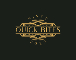 Stylish Luxury Art Deco logo design