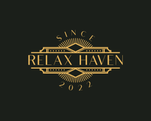 Stylish Luxury Art Deco logo design