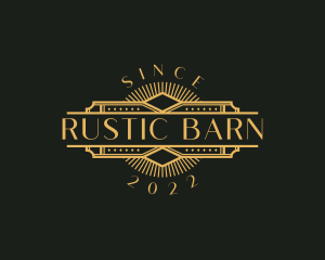 Stylish Luxury Art Deco logo design