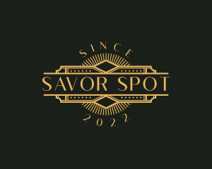 Stylish Luxury Art Deco logo design