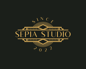 Stylish Luxury Art Deco logo design