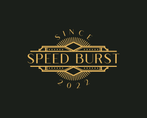 Stylish Luxury Art Deco logo design