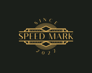 Stylish Luxury Art Deco logo design