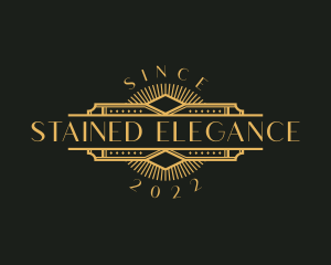 Stylish Luxury Art Deco logo design