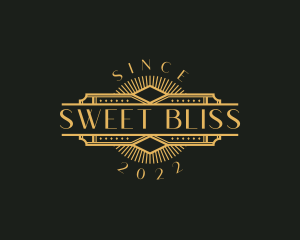 Stylish Luxury Art Deco logo design