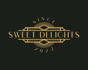 Stylish Luxury Art Deco logo design