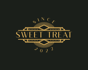 Stylish Luxury Art Deco logo design