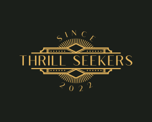 Stylish Luxury Art Deco logo design