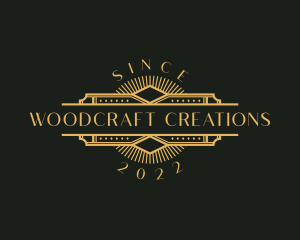 Stylish Luxury Art Deco logo design