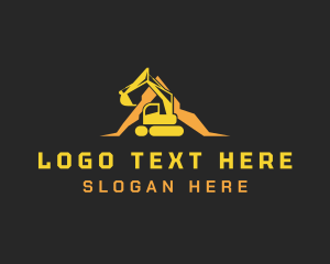 Company - Mountain Industrial Excavator logo design