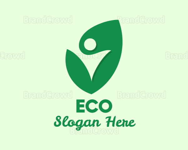 Green Leaf Environmentalist Logo