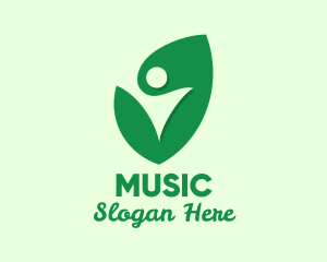 Green Leaf Environmentalist Logo