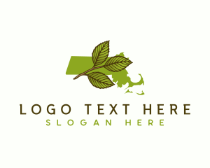 Outdoor - Massachusetts Leaf Plant logo design