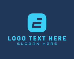 Company - Tech Gaming Letter E logo design