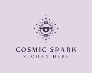 Cosmic Fortune Teller Eye logo design